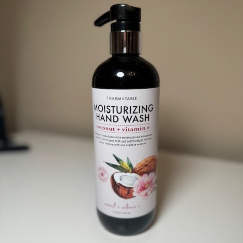 Pharm to Table ~ Coconut & Vitamin E Moisturizing Hand Wash 21 fl oz New